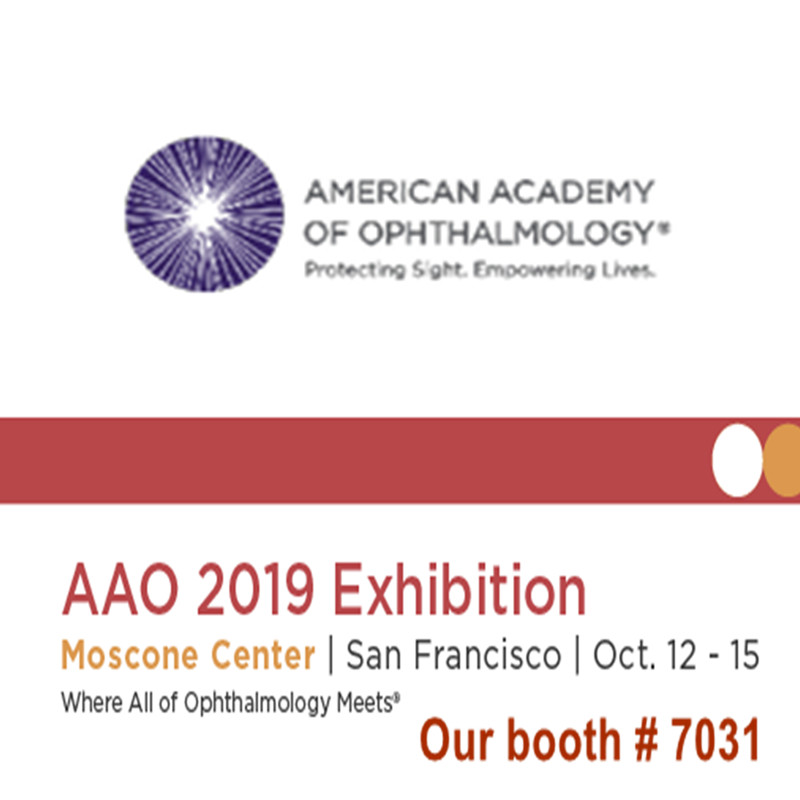 Welcome to visit us at AAO 2019 Exhibition